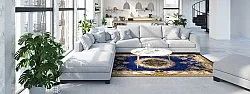 Tapis Wilton - Marand (bleu)