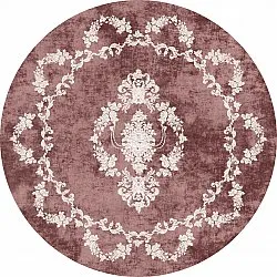 Tapis rond - Taknis (rouge)