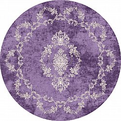 Tapis rond - Taknis (violet)