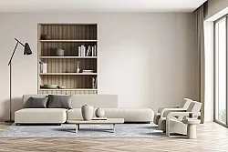 Tapis Wilton - Taknis (gris clair)