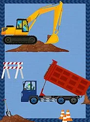 Tapis enfant - Chantier de construction
