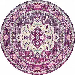 Tapis rond - Siliana (rose)