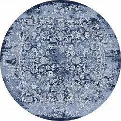 Tapis rond - Amaya (bleu)