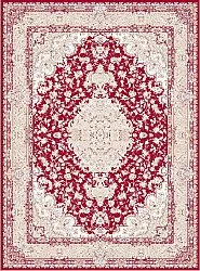 Tapis Wilton - Vakifli (rouge/multicolore)