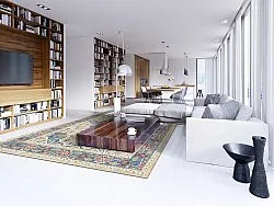 Tapis Wilton - Siliana (bleu)