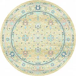 Tapis rond - Livley (jaune)