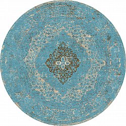 Tapis rond - Lainey (bleu)