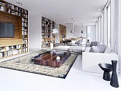 Tapis Wilton - Asara (bleu)
