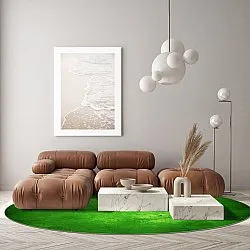 Tapis rond - Anzio (vert)