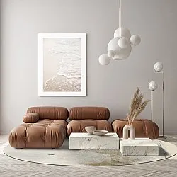 Tapis rond - Aurelia (beige)