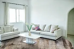 Tapis rond - Polia (gris/marron)
