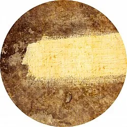 Tapis rond - Agost (marron/beige)