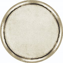 Tapis rond - Arriate (beige/gris)