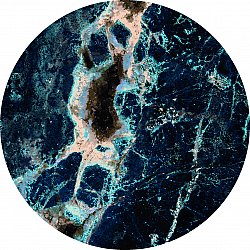 Tapis rond - Narbolia (bleu/multi)