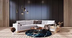 Tapis rond - Narbolia (bleu/multicolore)
