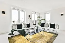 Tapis Wilton - Campana (beige/jaune)