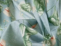 Nappe en coton Adella (turquoise)