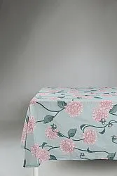 Nappe en coton Alyssa (vert/rose)