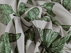 Nappe en coton - Leaves (vert)