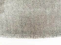 Tapis rond - PET recyclé avec aspect viscose (gris)
