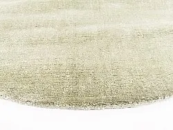 Tapis rond - PET recyclé avec aspect viscose (vert menthe)