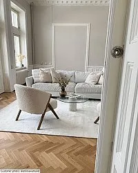 Tapis en viscose - Jodhpur Special Luxury Edition (blanc cassé)