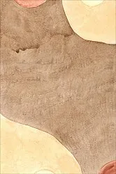 Tapis Wilton - Nisa (marron/beige)