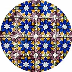 Tapis rond - Rei (multicolore)