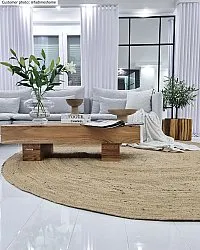 Tapis ronds - La tresse (jute)