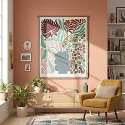Couvertures - Bloom Tapestry Blanket (multicolore)