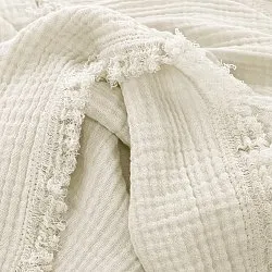 Plaids - Plaid en mousseline - Dorena (gris)