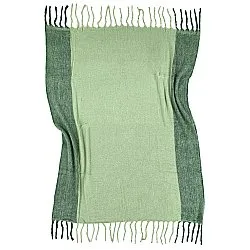 Plaid en mélange de laine - Carol (vert)