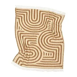 Plaids - Plaid en mélange de laine - Melody (marron/beige)