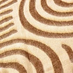 Plaids - Plaid en mélange de laine - Melody (marron/beige)