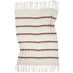 Plaid en mélange de laine - Miranda (rose)