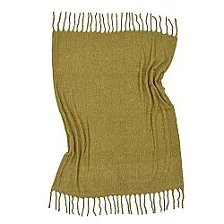 Plaids - Plaid en mélange de laine - Samantha (vert olive)