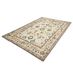 Tapis tissé à plat - Adira (gris/rose)