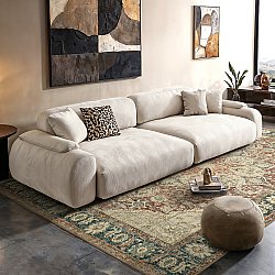 Tapis tissé à plat - Alvand (rouge)