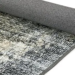 Tapis tissé à plat - Bechar (noir/multi)