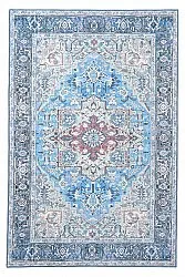 Tapis tissé à plat - Birjand (bleu)