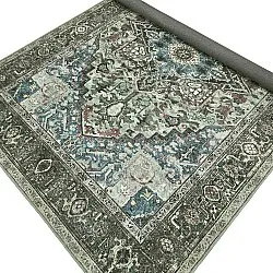 Tapis tissé à plat - Birjand (vert)