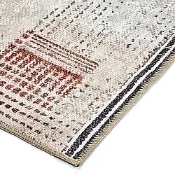 Tapis tissé à plat - Calla (rouge)