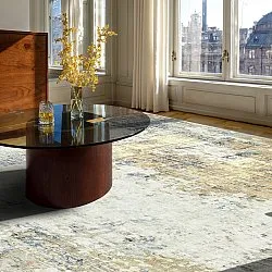 Tapis tissé à plat - Comino (gris/multi)