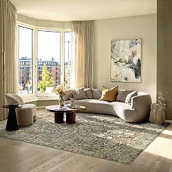 Tapis tissé à plat - Delvar (beige)