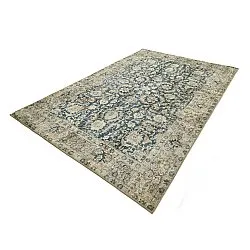 Tapis tissé à plat - Delvar (bleu)