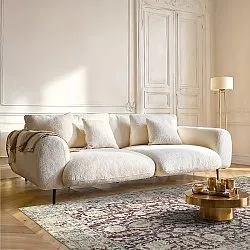 Tapis tissé à plat - Delvar (rouge)
