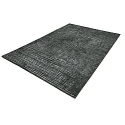 Tapis tissé à plat - Elarion (noir)