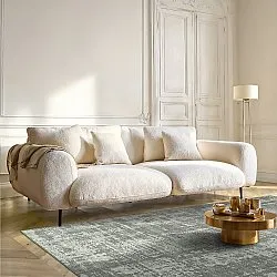 Tapis tissé à plat - Elira (gris)
