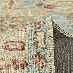 Tapis tissé à plat - Layla (bleu clair)