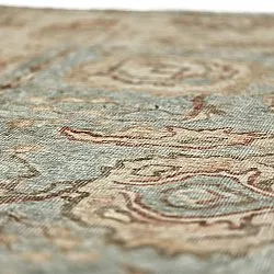 Tapis tissé à plat - Layla (bleu clair)